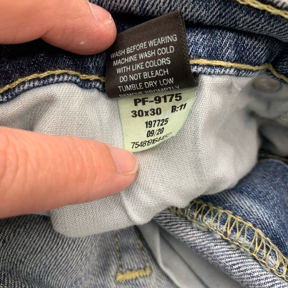 Republix‎ NWT Distressed Jeans Superflex Slim Size 30x30 - Picture 9 of 12